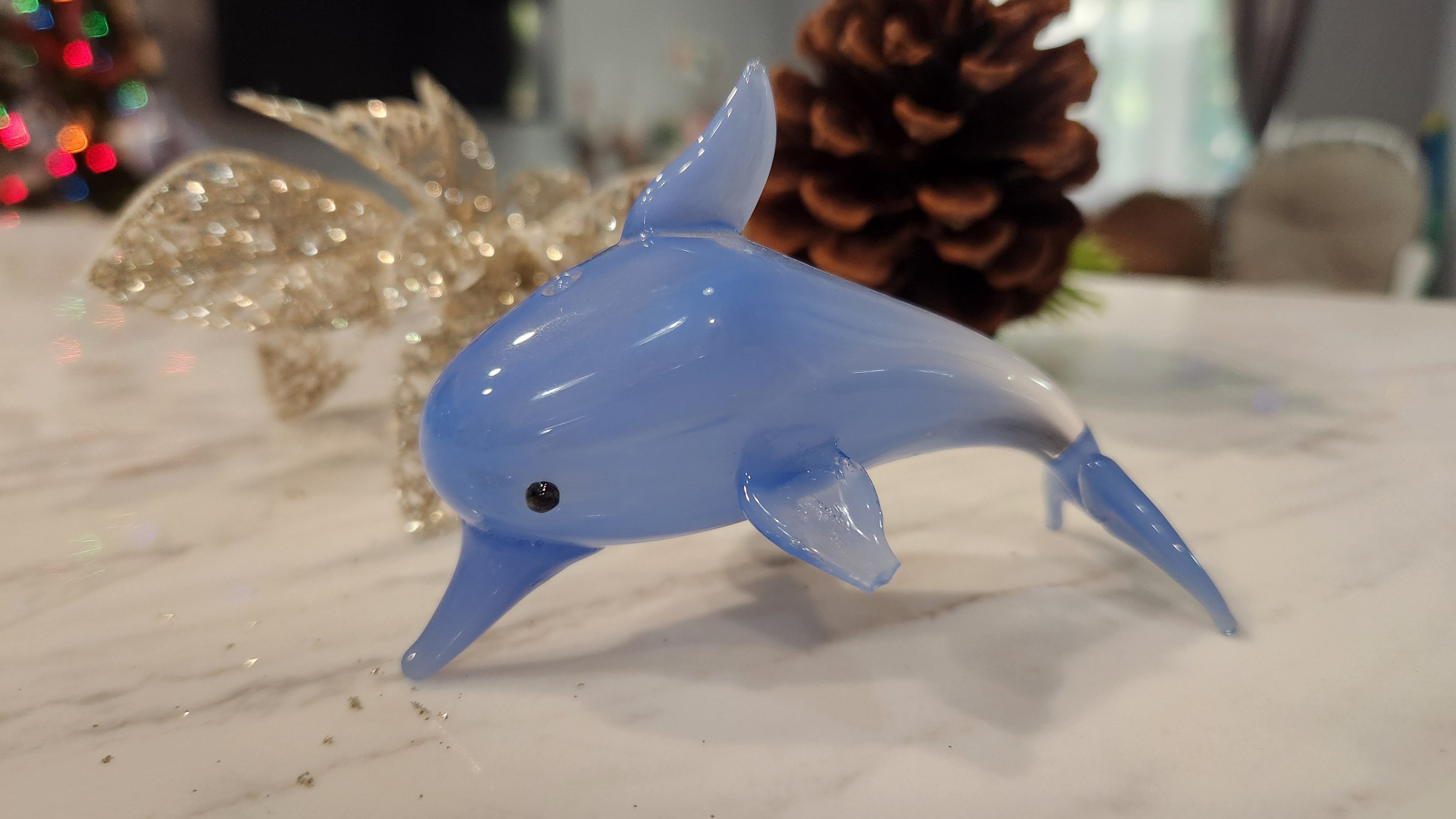 Artisan Hand Blown Dolphin