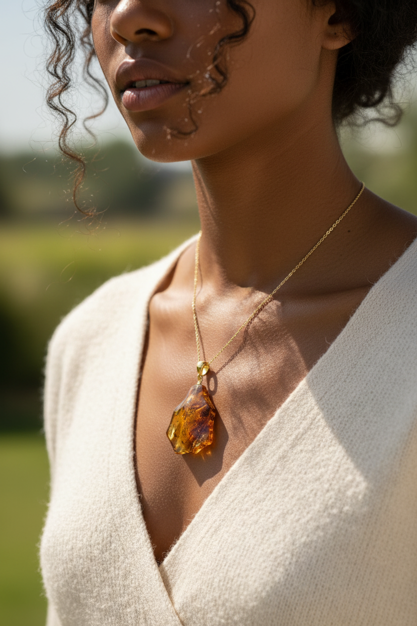 Premium Free-Shaped Baltic Amber Shape 1.2.2 (8g, 1.25")