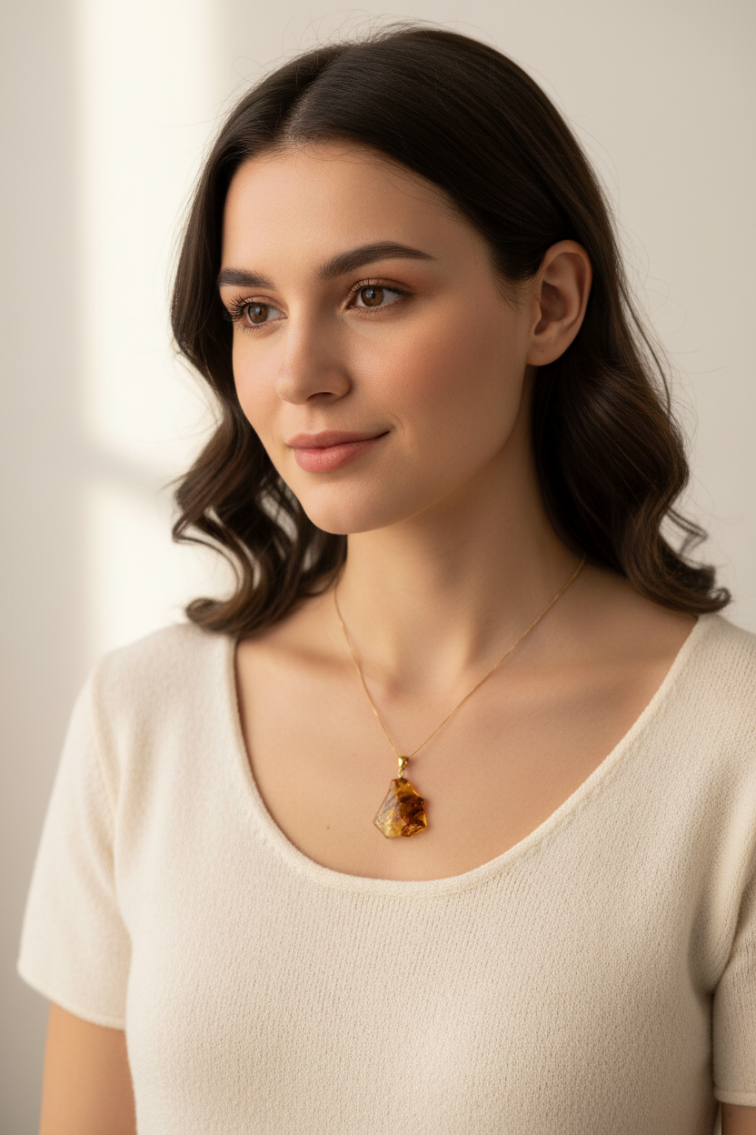 Premium Free-Shaped Baltic Amber Shape 1.2.2 (8g, 1.25")