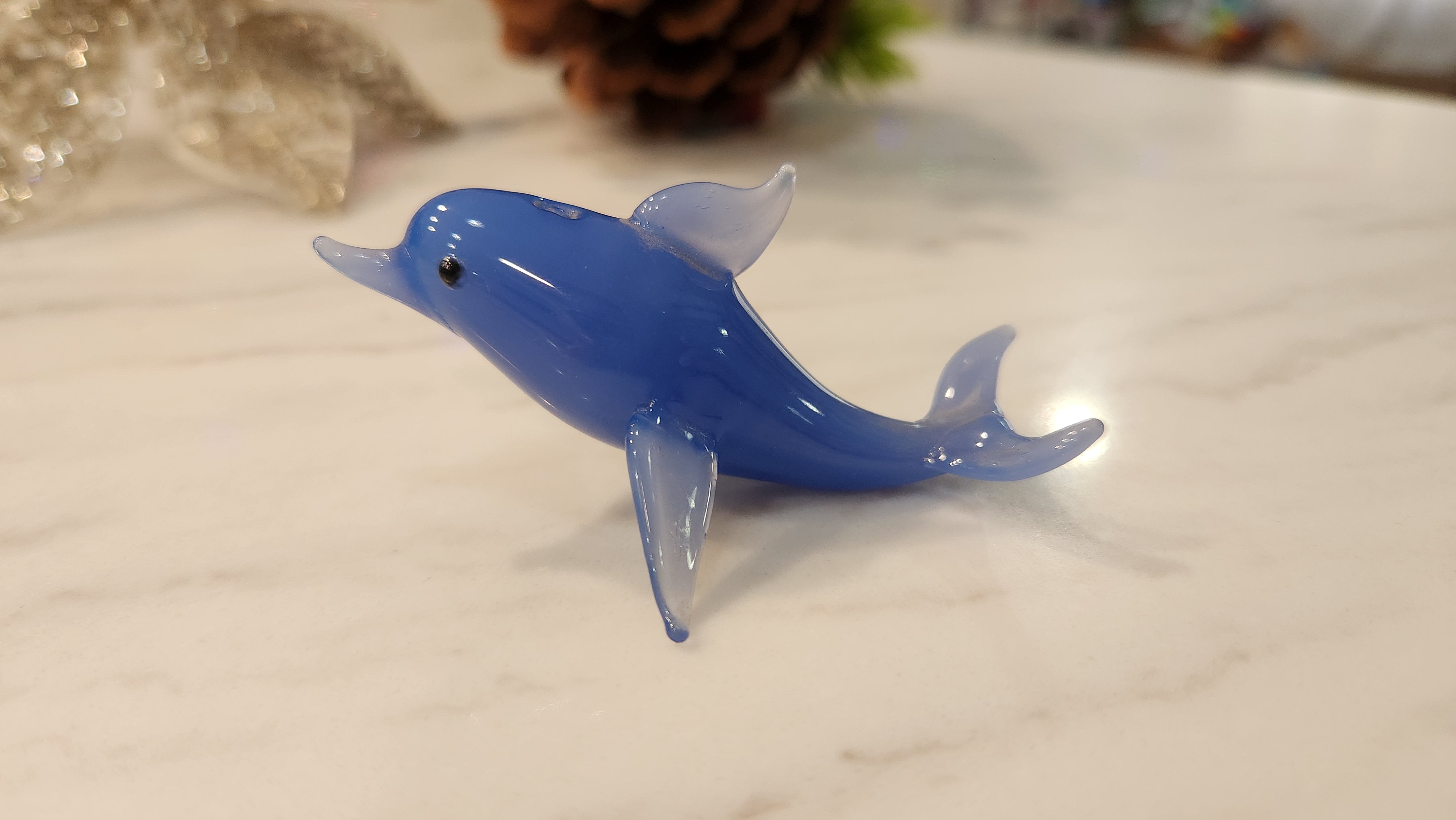 Artisan Hand Blown Tiny Dolphin
