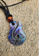 Paua Whale Tail Hei Matau