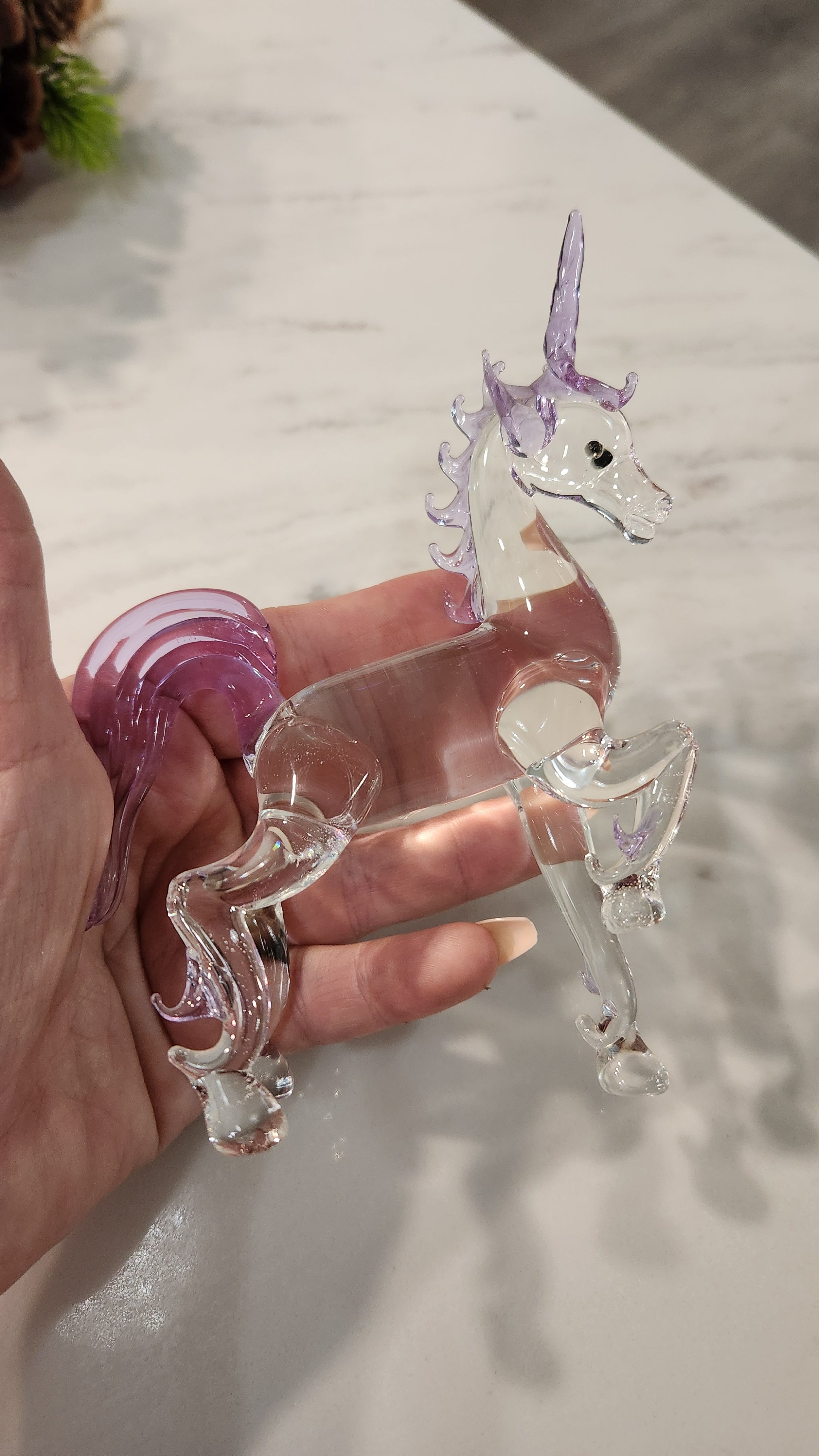 Artisan Hand Blown Unicorn