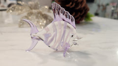 Artisan Hand Blown Pink Fish